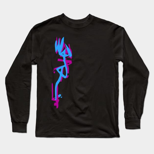 Wild Style Long Sleeve T-Shirt by nickbeta